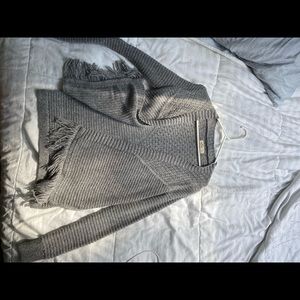 Gray Hollister Cardigan